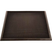 NoTrax® Sani-Trax® Disinfectant Entrance Mat 3/4" Thick 2' x 2-5/8' Black