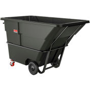 Suncast® Standard Duty Plastic Tilt Truck, 2 Cu. Yd. Cap, 1400 Lbs. Cap, Noir