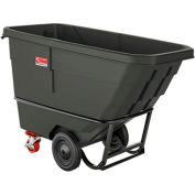 Suncast® Standard Duty Plastic Tilt Truck, 3/4 Cu. Yd. Cap, 1400 Lbs. Cap, Noir