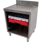 Advance Tabco CRCR-24-CT, Corrugated Top Closed Glass Rack, 24"Wx21"Dx33"H, Stainless Steel