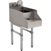 Advance Tabco SL-RS-12, Blender Station w/Dump Sink and Faucet, 12"Wx23"Dx33-3/8"H, Stainless Steel
