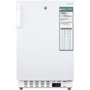 Accucold Built-In Vaccine Freezer, 2.47 CuFt, ADA, 19-3/4"W x 22-1/2"D x 31-3/4"H, White Handle