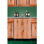 Summit AL752LBLBIFR ADA Comp Built in Undercounter Refrigerator 5.5 Cu. Ft. Black
