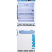 Combinaison réfrigérateur/congélateur Accucold Vaccin, 9,4 pi³, 23-5/8 po L x 24-3/8 po P x68 po H, porte vitrée