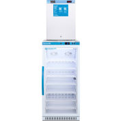 Accucold® All-Refrigerator/Freezer Combination, 9.8 Cu.Ft. Capacity, Glass Door