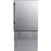 Summit-Outdoor Icemaker For Built-In Complete SS, Storage Cabinet, ADA Comp