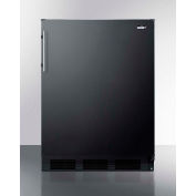 Summit ADA Réfrigérateur autoportant Congélateur w / poignée de porte-serviettes, 5,1 pi³, Noir