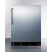 Summit ADA Réfrigérateur congélateur intégré w / poignée incurvée, bouchon de 5,1 pi³, noir