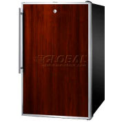 Summit FF521BLBI7FRADA - ADA Comp 20"W Built-In Undercounter All-Refrigerator, Lock, S/S Door Frame