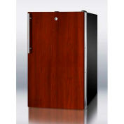 Summit FF521BLBI7IFADA - 20"W Counter Height All-Refrigerator, Lock, Int. Door Frame, Overlay Panels