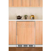 Summit FF6BIFRADA ADA Comp Built in Undercounter Refrigerator 5.5 Cu. Ft. White