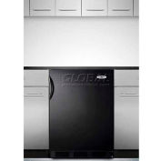 Summit FF7BBIADA - Built-In Undercounter All-Refrigerator, Black Exterior, 32"H For ADA Counters