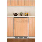 Summit FF7LBIFRADA - 32"H All-Refrigerator For Built-In Under ADA Comp Counters, Lock, SS Door Frame