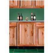 "Summit FF6BKBI7FR - Built-In Undercounter All-Refrigerator, BK, SS Door Frame To Accept Custom Pane