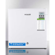 Summit FS24LMED Compact Medical All-Freezer with Dial Thermostat, -20°C Capable, 1.4 Cu. Ft.