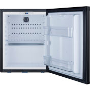 Summit Compact Minibar W/ Solid Door & Front Lock, 15-7/8"W X 17-1/4"D X 20-1/4"H