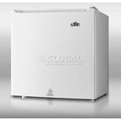 Summit Compact Refrigerator/Freezer, White, 1.7 Cubic Feet Capacity