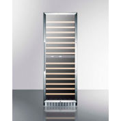 Summit-2-Zone Wine Cellar W/Glass Door, 160 Bottle Capacity, 23-5/8 » Large