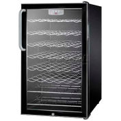 Summit SWC525LBITBADA - ADA Comp 20"W Wine Cellar For Built-In Use, Lock, Digital TSTAT,