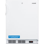 Accucold® intégré sous le comptoir tous les congélateurs, conforme ADA, capacité de 3,5 pi³, blanc