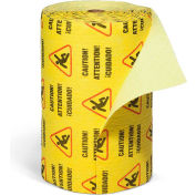 SpillTech YRZ300M Universal Heavy Weight Caution Mat Roll, 300'L x 30"W, Yellow, 1 Roll