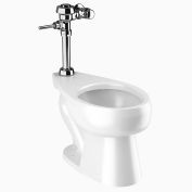 Sloan ST-2009 One Piece Elongated Standard Height Toilet With ROYAL 111 Flushometer, 1.28 GPF