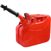 Jerry Wavian pouvez w/bec & adaptateur du bec, rouge, 10 litre/2,64 gallons - 3013