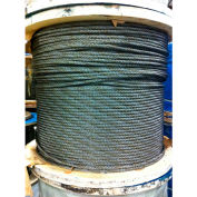 Sud Wire® 250' 1/4" ø 6 x 19 amélioré lame acier brillant Wire Rope