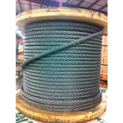 Wire® Sud 250' 1/2" diamètre 6 x 19 améliorée charrue acier galvanisé Wire Rope