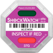 SpotSee™ ShockWatch® Indicateurs d’impact RFID, Gamme 37G, Violet, 100/Boîte