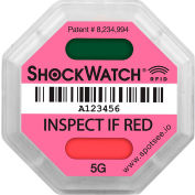 SpotSee™ ShockWatch® indicateurs d’impact RFID, gamme 5G, rose, 100/box