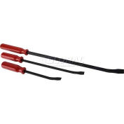 Sunex Tools 9803 3 PC. 12",17" & 25" Professional Pry Bar Set W/ No Slip Handles