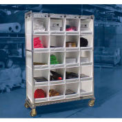 Unex® SpeedCartt 18"x48"x63", Back To Back, 40 Cells 10-1/2"x8-1/2"x11"