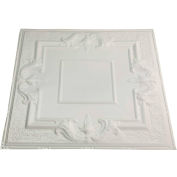 Great Lakes Tin Niagara 2' X 2' Nail-up Tin Ceiling Tile in Antique White - T54-02