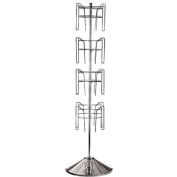 Rotating Literature Display w/ 16 Standard Wire Pockets and Round Base