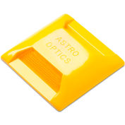 Marqueur de chaussée réfléchissant Tapco Hydrant-Lite, réflecteur 1 côtés, 4 » x 4 », ambre, boîte 100