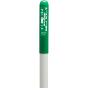 113781A Round Dome Utility Sewer Marker, White Pole 66"H, 42" Above Ground, Green