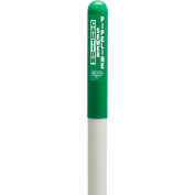 113789A Round Dome Utility Sewer Marker, White Pole 78"H, 54" Above Ground, Green