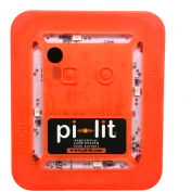Tapco 137572 Sequential Ice Cream Sandwich Road Flare, 12 Orange LEDs, 5 Pattern, Rechargeable