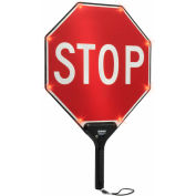 TAPCO® 2180-00301 STOP/STOP BlinkerPaddle® clignotant LED Paddle, W 18" x 24" H