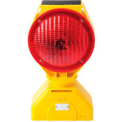 5785445 Lumière de barricade solaire individuelle de LED, rouge, commutateur de 3 voies sur/off