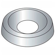 1/4" Countersunk Finishing Washer - .322/.299" I.D. - Steel - Nickel Plated -  Grade 2 - 100 Pk