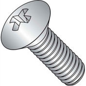 M6 x 1.0 x 30mm - Phillips Oval Head Machine Screw - 304 Stainless Steel - DIN 966 - Pkg of 100