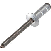 Multi-Grip Blind Rivet - 3/16 x 3-6 - Dome Head - 0,188 - 0,375 Grip Range - Aluminium/Acier - 250 Pk