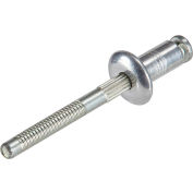 Rivet T structurel - 1/4 - 0,52 - 0,62 Grip Range - Aluminium/Acier - Pkg de 100