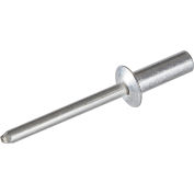 Aveugles pop Rivet tête - 3/16 x 6 - 8 - bouton - jusqu'à 1/2" Grip - aluminium/aluminium - USA - paquet de 500