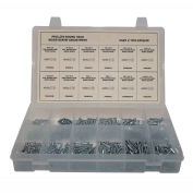 340 Pièces Wood Screw Assortiment - #4 à #10 - Phillips Round Head - Acier - Zinc