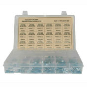 330 Piece Machine Screw Assortment - #6 to 1/4" - Phillips Flat Head - Steel - Zinc Plated