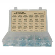 400 Piece Machine Screw Assortment - #6 to 1/4" - Phillips Flat Head - Steel - Zinc