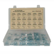 400 Piece Machine Screw Assortment - #6 to 1/4" - Phillips Pan Head - Steel - Zinc